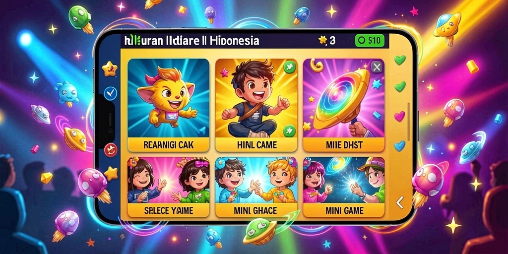 Tampilan menu utama yang menarik dan mudah dinavigasi.