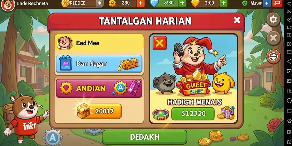 Tampilan antarmuka yang menarik dan user-friendly.