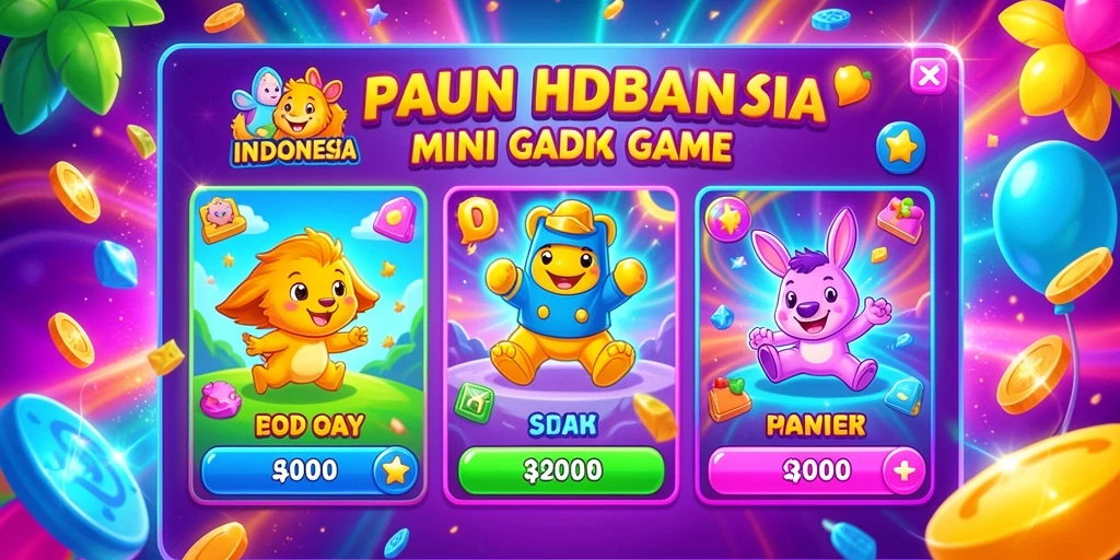 Tampilan menu utama yang menawan.