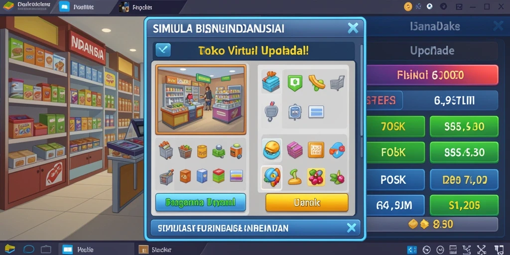 Screenshot menampilkan tahap awal gameplay dengan grafik yang menarik.