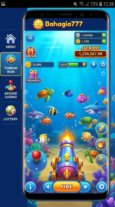 Pratinjau antarmuka bahagia777 — aplikasi APK resmi Android v3.9.4